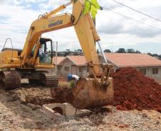 Obras que beneficiam mais de 100 famílias em Prudentópolis chegam a 90% de execução