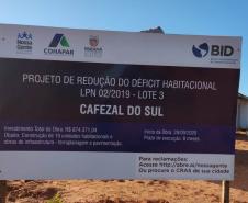 Construção de casas para famílias em vulnerabilidade chega a 70% em Cafezal do Sul