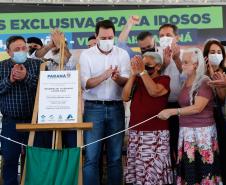 Governador inaugura condomínio para idosos com 40 casas em Foz do Iguaçu