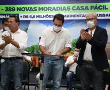 Governador confirma pacote de investimentos para Cianorte com 389 moradias e equipamentos