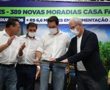 Governador confirma pacote de investimentos para Cianorte com 389 moradias e equipamentos