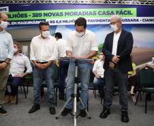 Governador confirma pacote de investimentos para Cianorte com 389 moradias e equipamentos