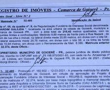Com documentos em mãos, famílias de Goioerê celebram o Natal com casas regularizadas