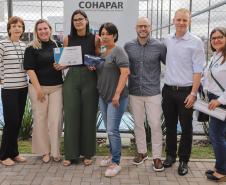 Londrina, 25 de fevereiro de 2023 - Entrega das chaves do Residencial Solar di Ravello, com familias contempladas pelo programa Casa Fácil.