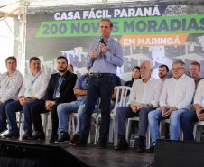  Com apoio do Estado, 200 moradores de Maringá ganham as chaves da casa própria