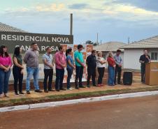Cohapar entrega 30 moradias para famílias de Nova Santa Rosa
