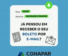 Cohapar lança opção para receber o boleto mensal da prestação por e-mail
