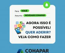Cohapar lança opção para receber o boleto mensal da prestação por e-mail