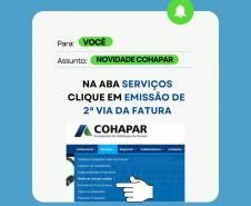 Cohapar lança opção para receber o boleto mensal da prestação por e-mail