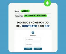 Cohapar lança opção para receber o boleto mensal da prestação por e-mail