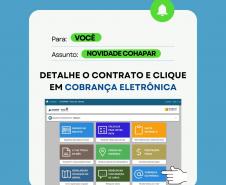 Cohapar lança opção para receber o boleto mensal da prestação por e-mail