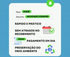 Cohapar lança opção para receber o boleto mensal da prestação por e-mail