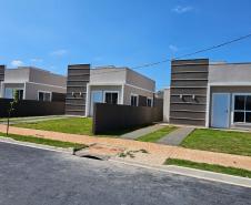 Com recursos estaduais, Cohapar entrega residencial com 47 novas casas em Foz do Iguaçu