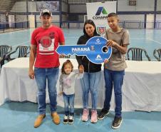 Em Coronel Domingos Soares, 29 famílias recebem moradias financiadas pela Cohapar