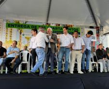  Sonho realizado: governador entrega residencial com 528 apartamentos em Guarapuava
