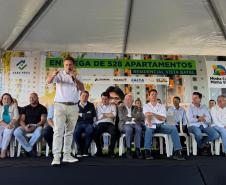  Sonho realizado: governador entrega residencial com 528 apartamentos em Guarapuava
