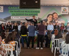 Com ajuda do Estado, 134 famílias de Andirá conquistam a casa própria