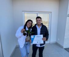 Cohapar entrega mais um módulo do Residencial Novo Bronzel com 47 imóveis subsidiados pelo Estado