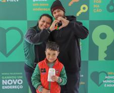 Entrega do primeiro módulo do Residencial Camembert beneficia 128 famílias de Araucária