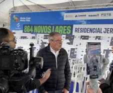 Governador inaugura condomínio clube com 864 apartamentos em Almirante Tamandaré