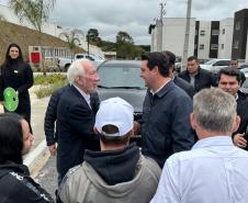 Governador inaugura condomínio clube com 864 apartamentos em Almirante Tamandaré