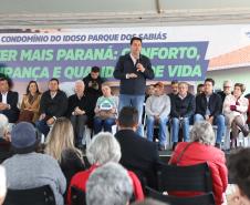Governador entrega Condomínio do Idoso com 40 unidades e piscina térmica em Ponta Grossa