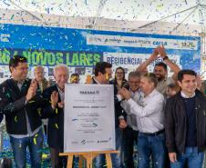 Governador inaugura condomínio clube com 864 apartamentos em Almirante Tamandaré