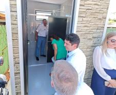 Estado entrega primeiros módulos sanitários do programa Banheiro em Casa em Ivaiporã