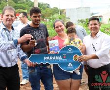 Em Missal, 41 famílias recebem as chaves de novas moradias financiadas pela Cohapar