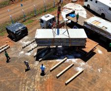 Primeiras casas das vítimas do tornado começam a ser construídas semana que vem em Rio Bonito do Iguaçu