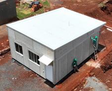 Cinco casas novas estão em construção em Rio Bonito do Iguaçu