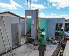 Cinco casas novas estão em construção em Rio Bonito do Iguaçu