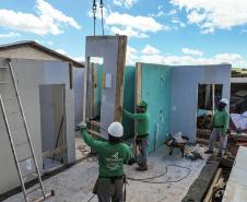 Cinco casas novas estão em construção em Rio Bonito do Iguaçu