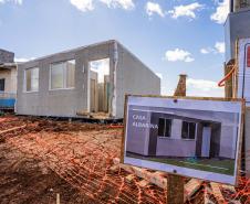 Cinco casas novas estão em construção em Rio Bonito do Iguaçu