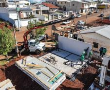 Cinco casas novas estão em construção em Rio Bonito do Iguaçu