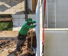Cinco casas novas estão em construção em Rio Bonito do Iguaçu