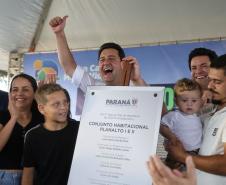 Com subsídio do Estado, Ratinho Junior entrega casas a 103 famílias de Rondon