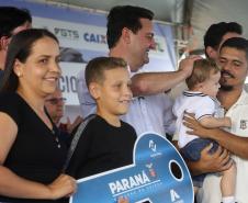 Com subsídio do Estado, Ratinho Junior entrega casas a 103 famílias de Rondon