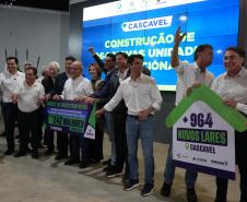 Governador autoriza 964 moradias e R$ 242 milhões em investimentos para Cascavel