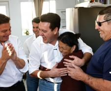 Governador destaca atendimento à terceira idade em visita ao Condomínio do Idoso de Cascavel