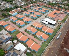 Estado inaugura 10º Condomínio do Idoso em São Miguel do Iguaçu, com 40 casas adaptadas