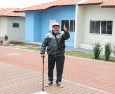 Estado inaugura 10º Condomínio do Idoso em São Miguel do Iguaçu, com 40 casas adaptadas