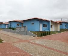 Estado inaugura 10º Condomínio do Idoso em São Miguel do Iguaçu, com 40 casas adaptadas