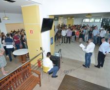 O presidente da Companhia de Habitação do Paraná (Cohapar), Jorge Lange, realizou a primeira reunião trabalho com os funcionários da empresa nesta segunda-feira (14). A assinatura do termo de posse aconteceu na última sexta-feira (11), após a indicação do governador Carlos Massa Ratinho Junior ter sido aprovada pelo Conselho de Administração da companhia.