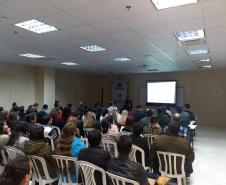 A Cohapar realizou nesta quarta-feira (29), em Guarapuava, um treinamento sobre o sistema de necessidades habitacionais da empresa com a participação de técnicos de 40 prefeituras das regiões Sul e Centro-Sul do Paraná. A ferramenta informatizada será utilizada em conjunto pelos órgãos municipais e o Governo do Estado para a atualização do Plano Estadual de Habitação de Interesse Social (PEHIS-PR). 