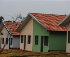 Entrega de moradias para 100 famílias de Marechal Cândido Rondon, no Oeste do Paraná, nesta segunda-feira (15). Marechal Cândido Rondon, 15/07/2019 -  Foto: Geraldo Bubniak/ANPr