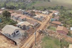 Obra em Wenceslau Braz - vista aérea