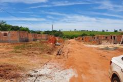 Obras de 36 casas populares avançam em Itaguajé