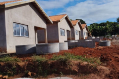 Com obras adiantadas, Cohapar iniciará a venda de 23 casas em Jundiaí do Sul