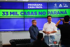 Governador confirma liberação de R$ 72,4 milhões para famílias paranaenses investirem na casa própria